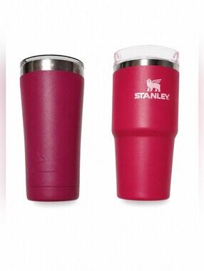 Stanley Pink The Quencher H20 Flow State 20oz And Ozark Trail 22oz Tumbler Set